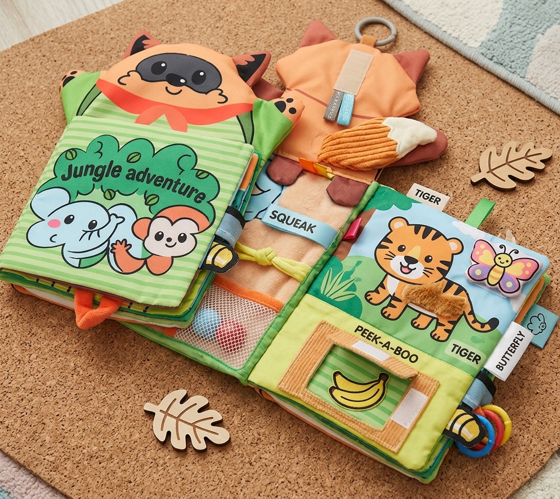 Montessori Baby Cloth Book