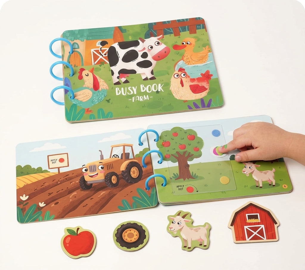 Montessori Sticker Busy Book