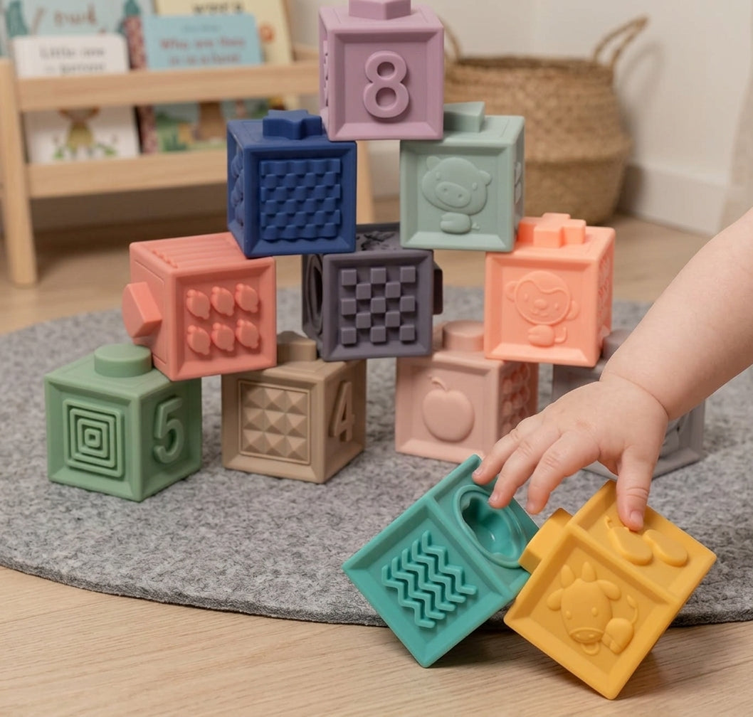 Montessori Squeaky Block Set