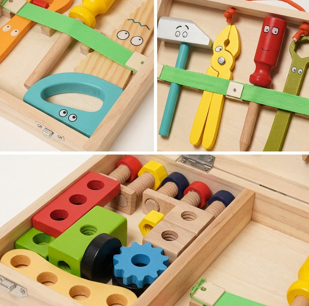 Montessori Wooden ToolBox