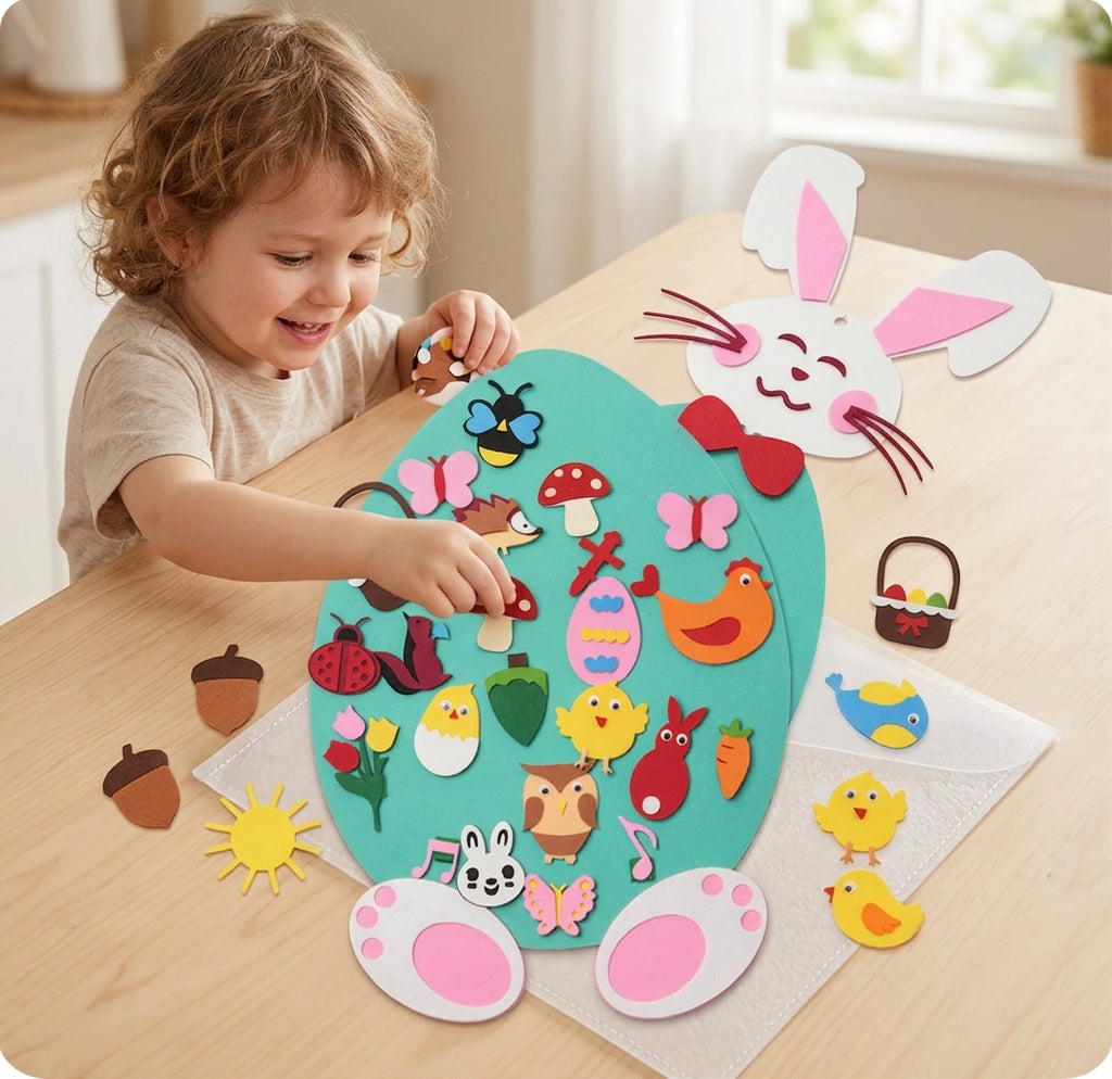 Montessori Felt Bunny