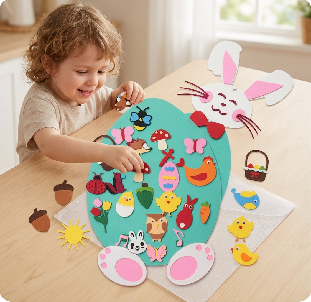 Montessori Felt Bunny