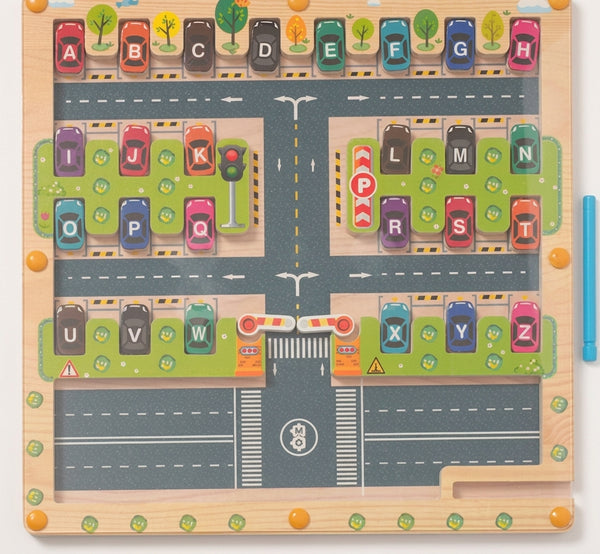 Montessori Alphabet Parking Maze