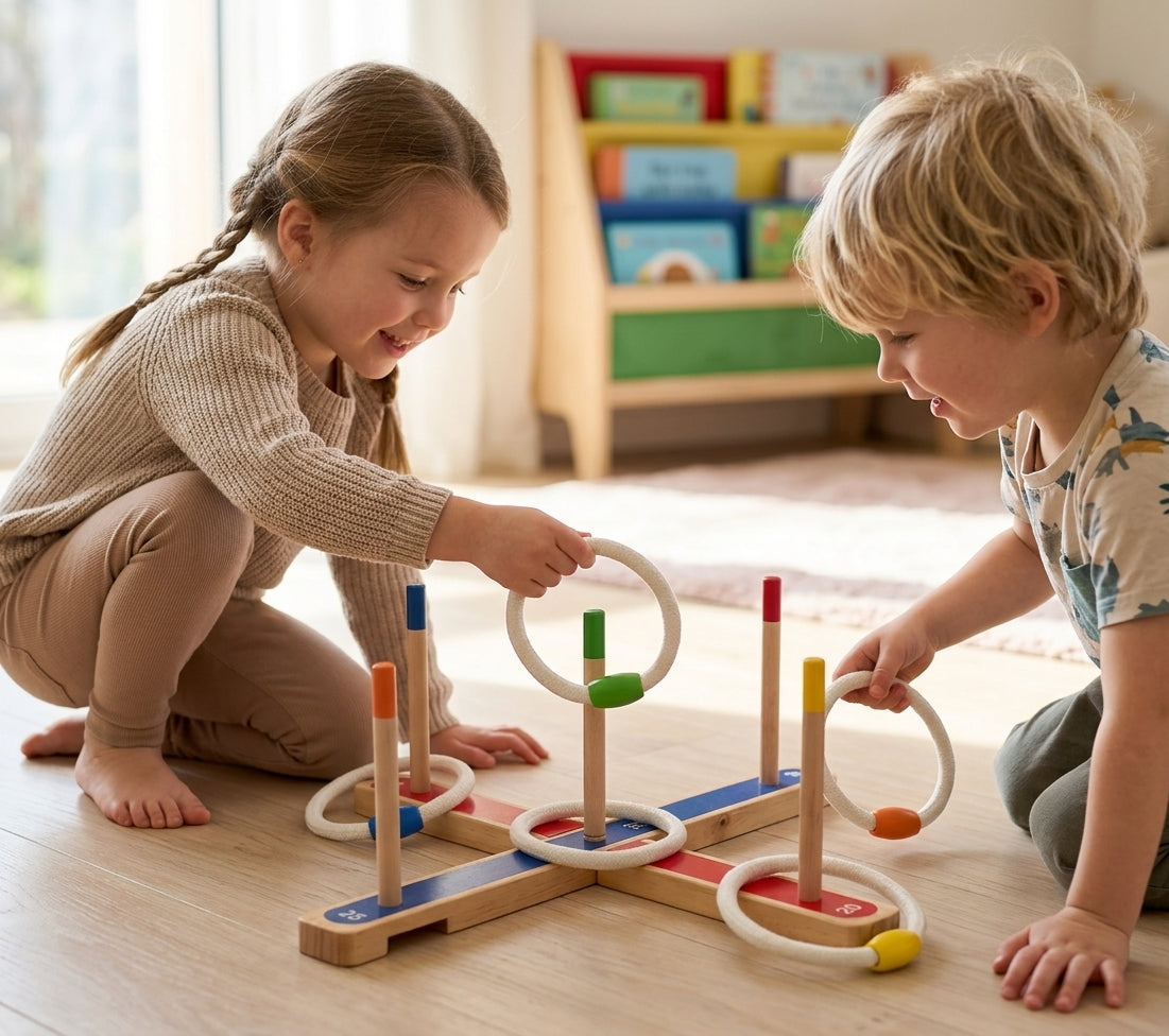 Montessori Ring Toss Challenge
