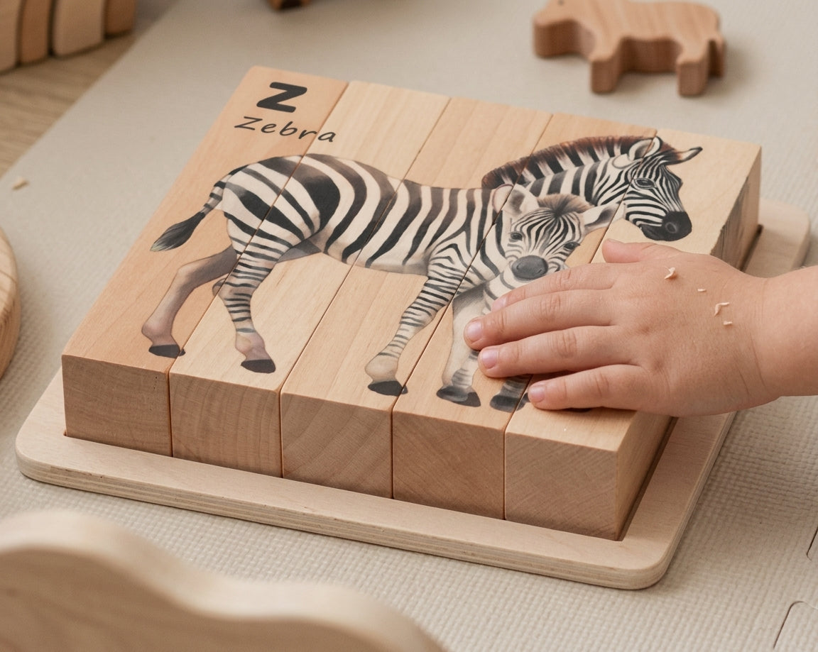 Montessori Twist and Match Puzzle