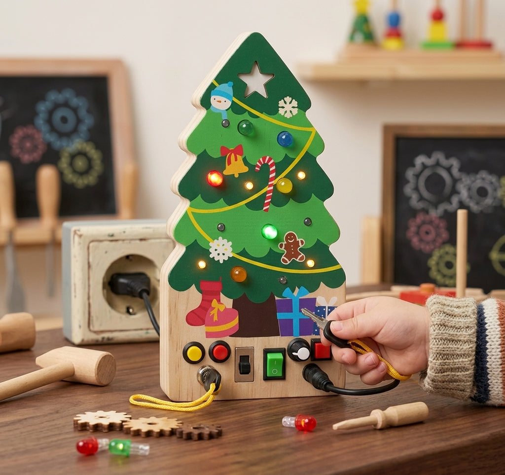 Montessori Christmas Switch Board
