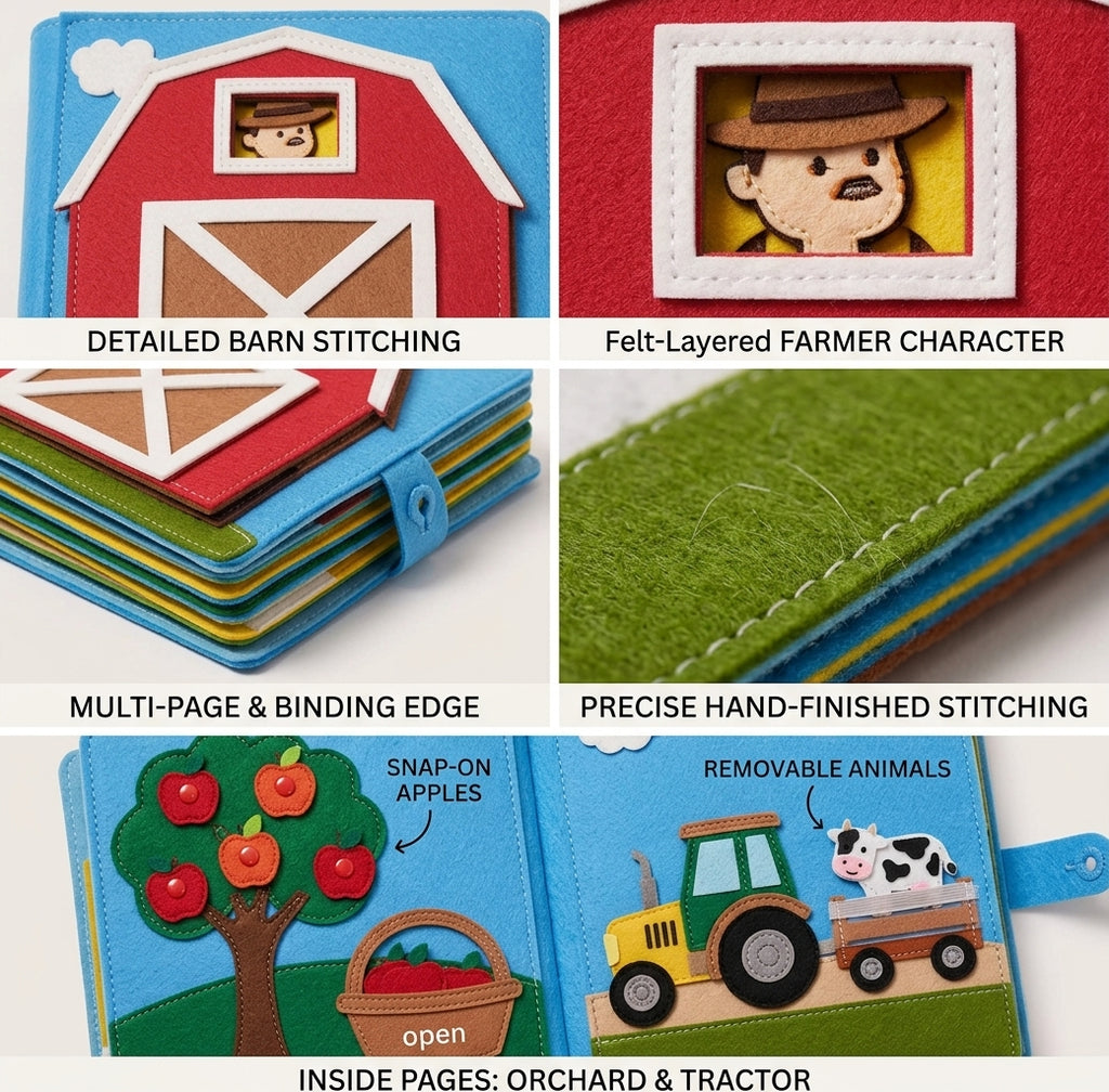 Montessori Farm Busy Book