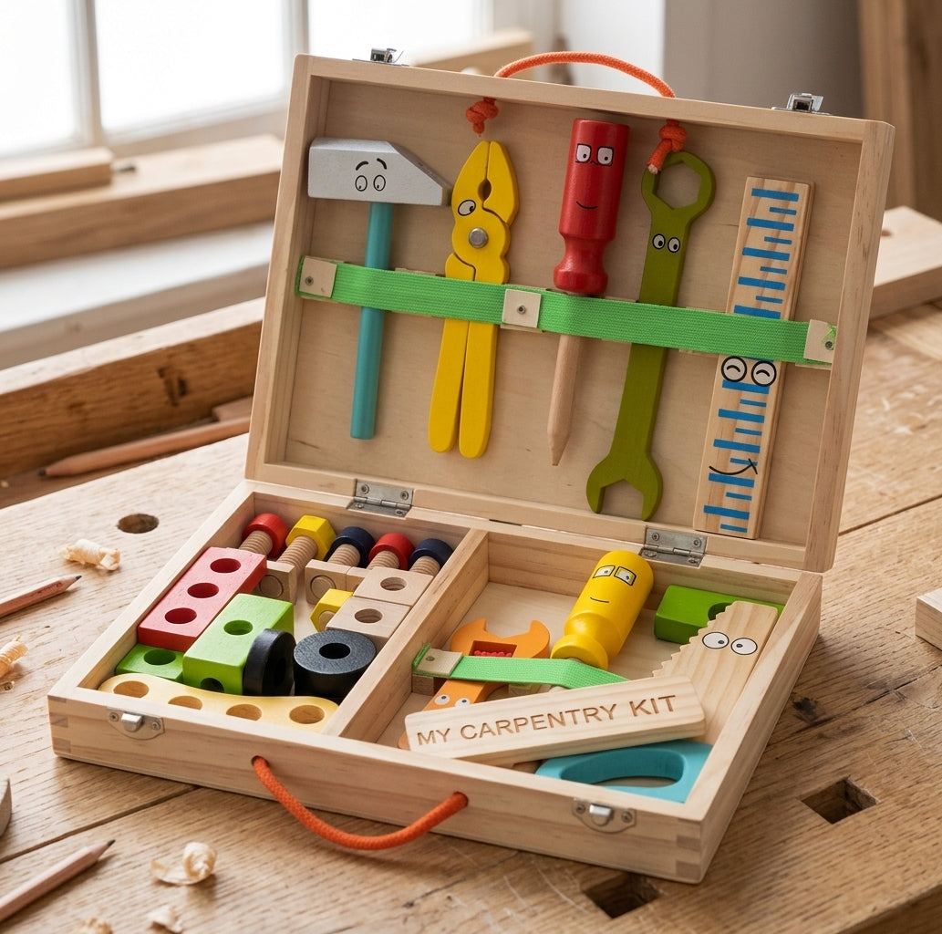 Montessori Wooden ToolBox