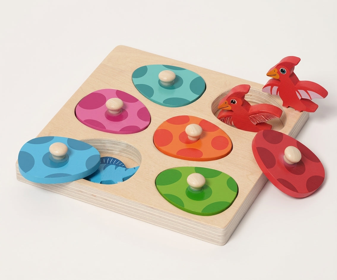 Montessori Dino Hatch and Match