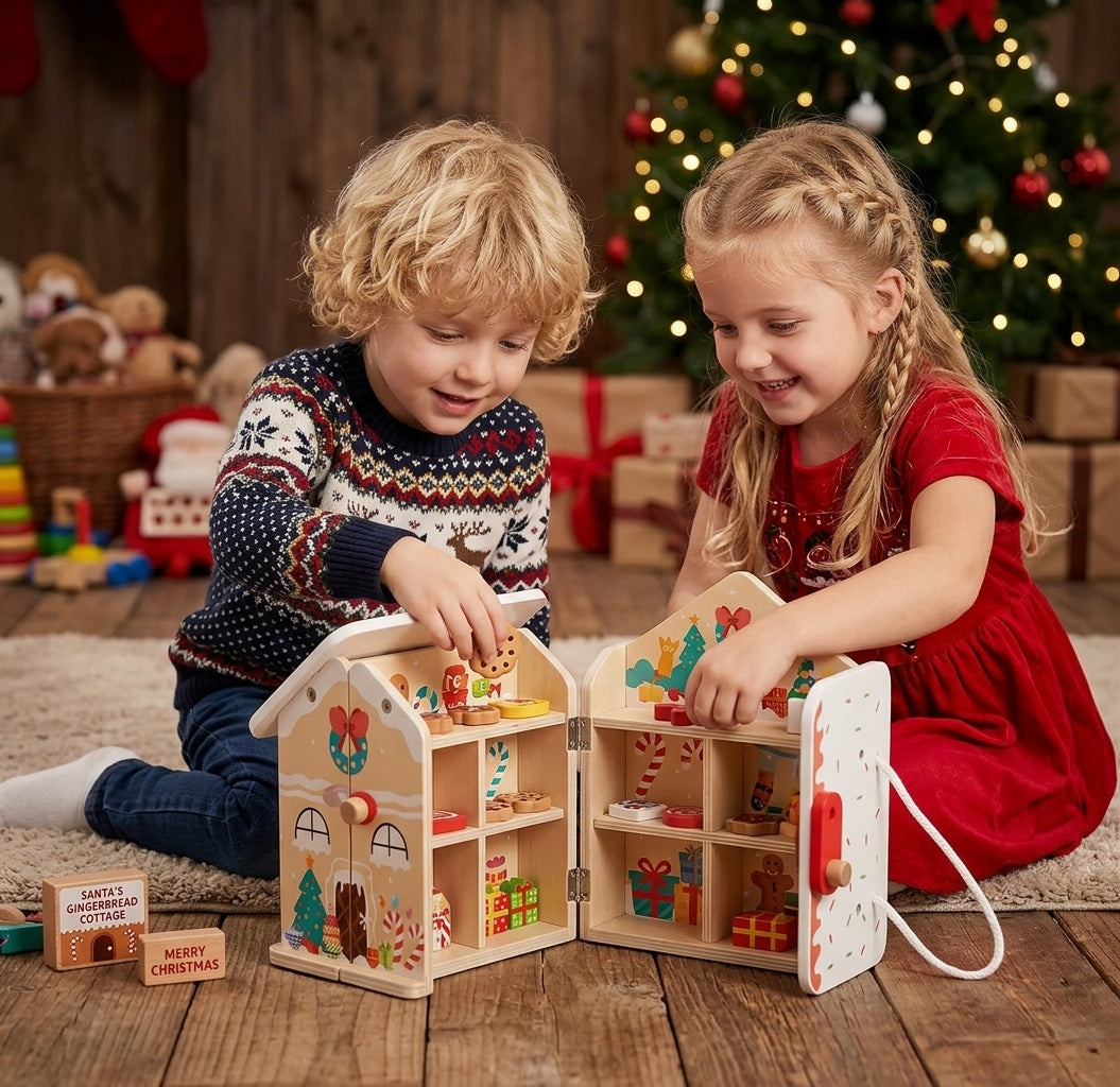Montessori Xmas Dollhouse