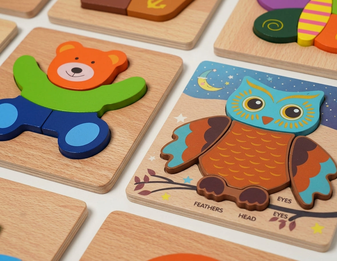 Montessori Happy Puzzles (6 Pack)