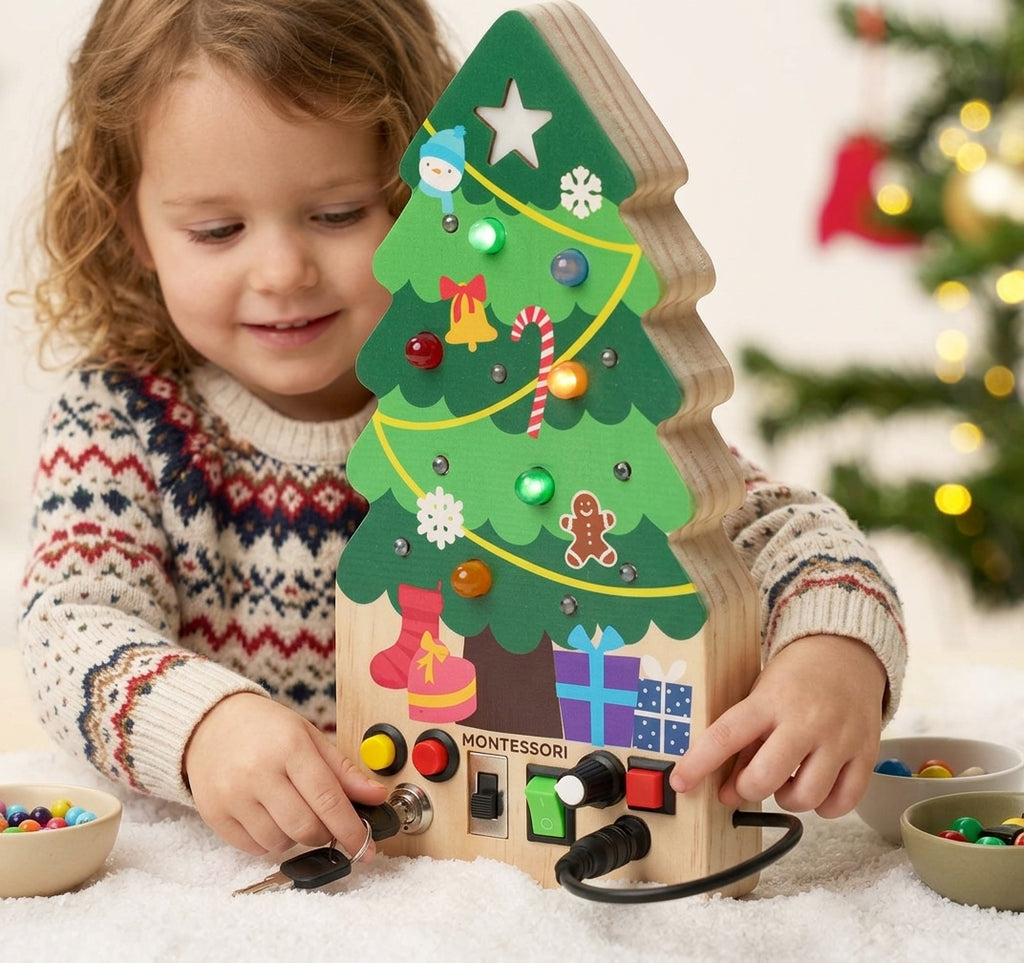 Montessori Christmas Switch Board
