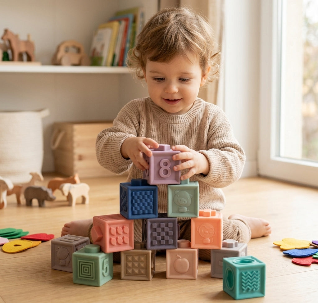 Montessori Squeaky Block Set