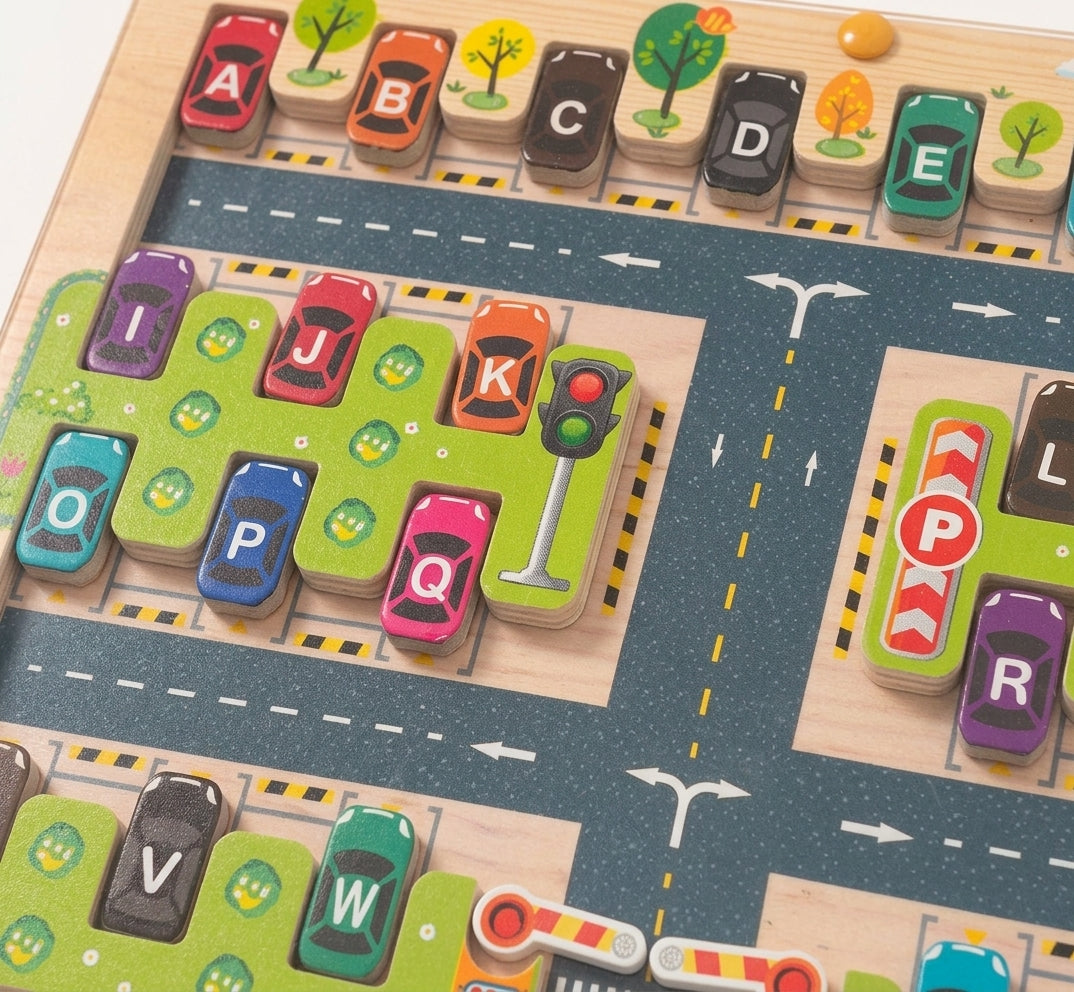 Montessori Alphabet Parking Maze