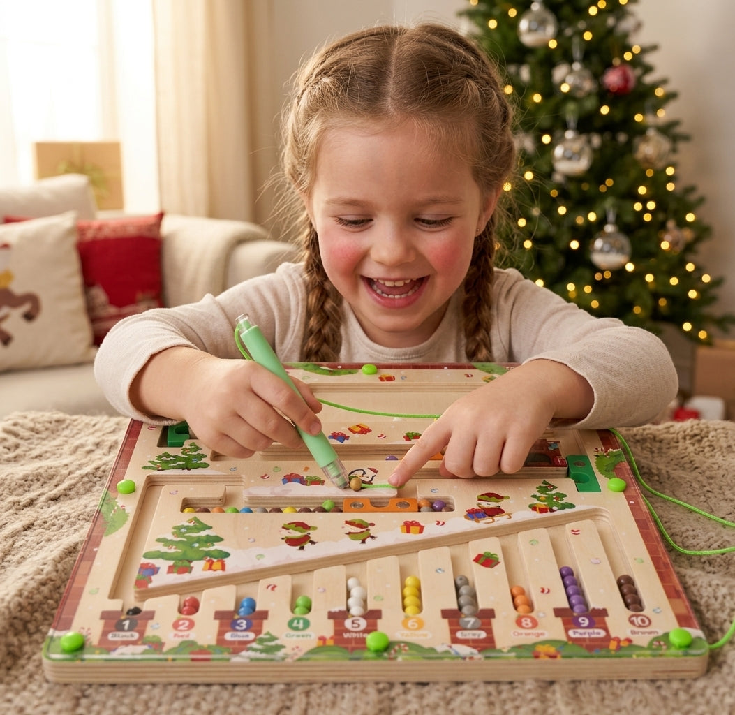 Montessori Christmas Maze