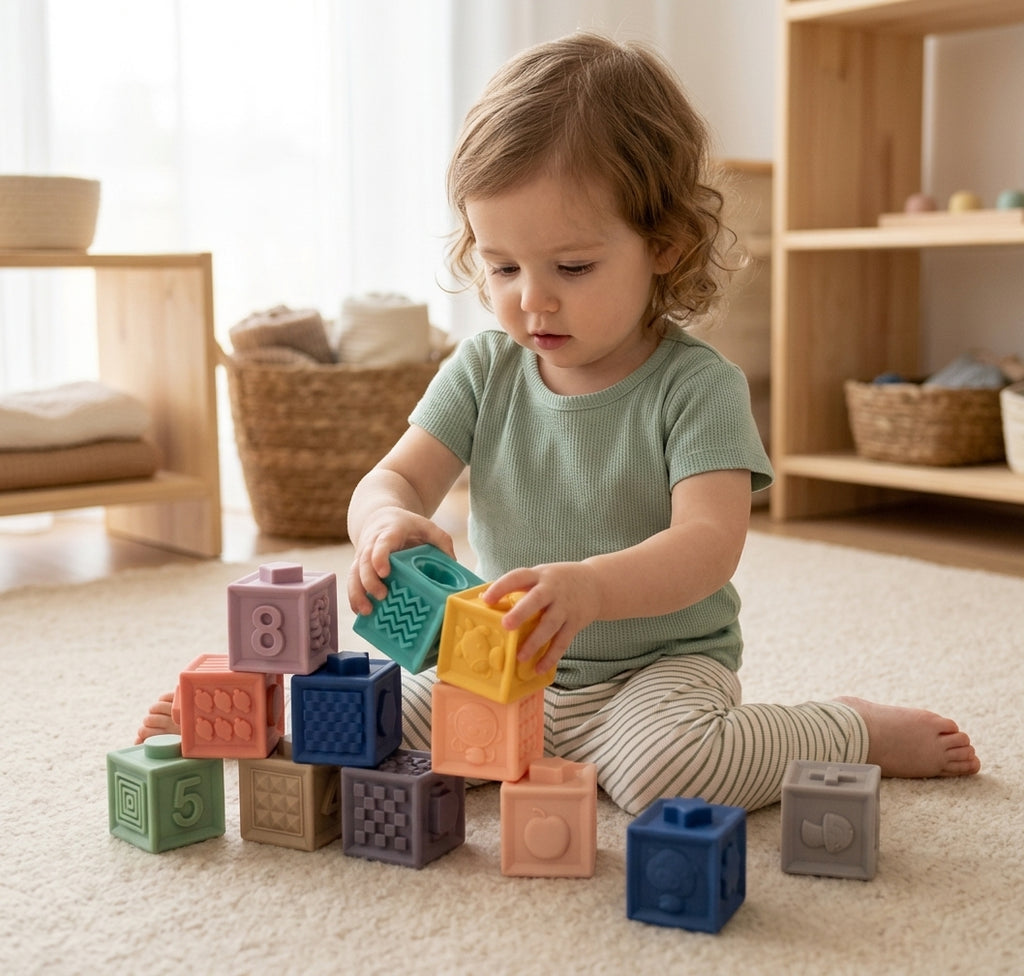 Montessori Squeaky Block Set