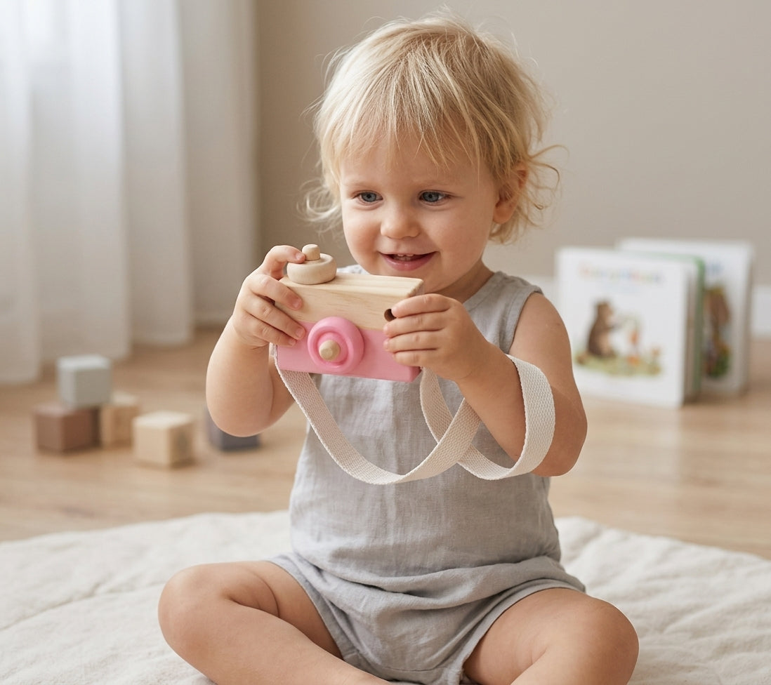 Montessori Wooden Camera