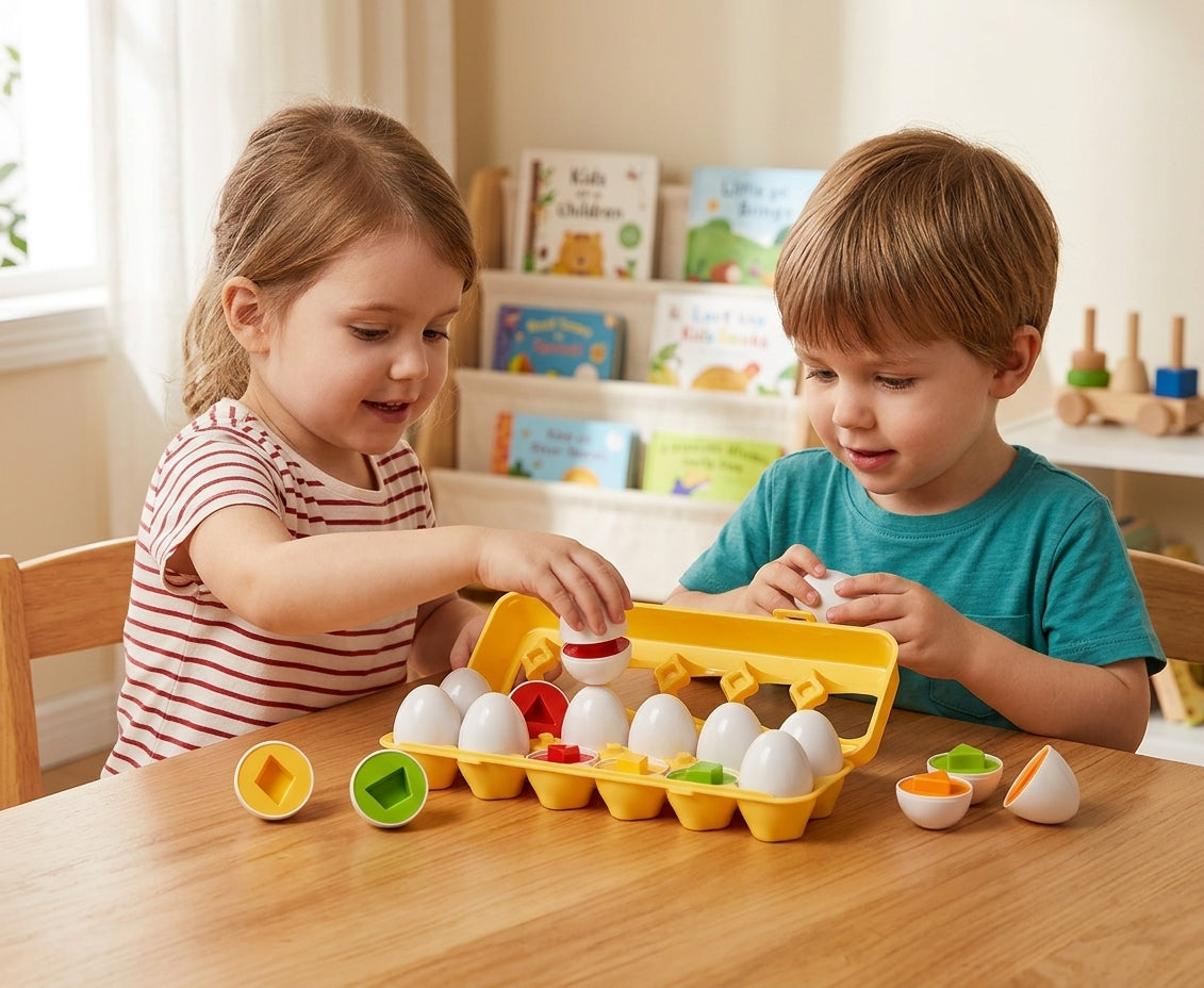 Montessori Geometric Eggs