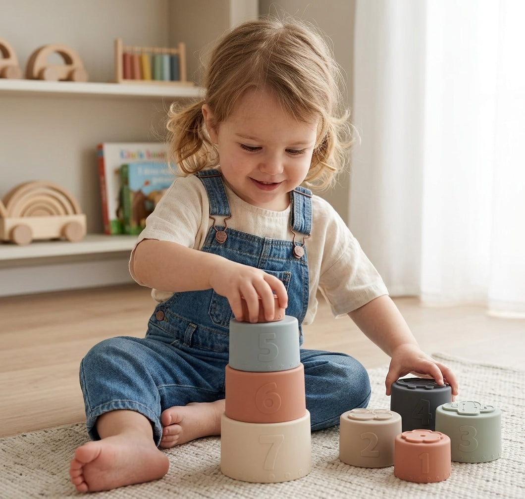 Montessori Baby Stacking Cups