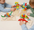 Montessori Wooden Puzzles (4 Pack)